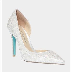 Betsey Johnson Pearl Stiletto Pumps heels